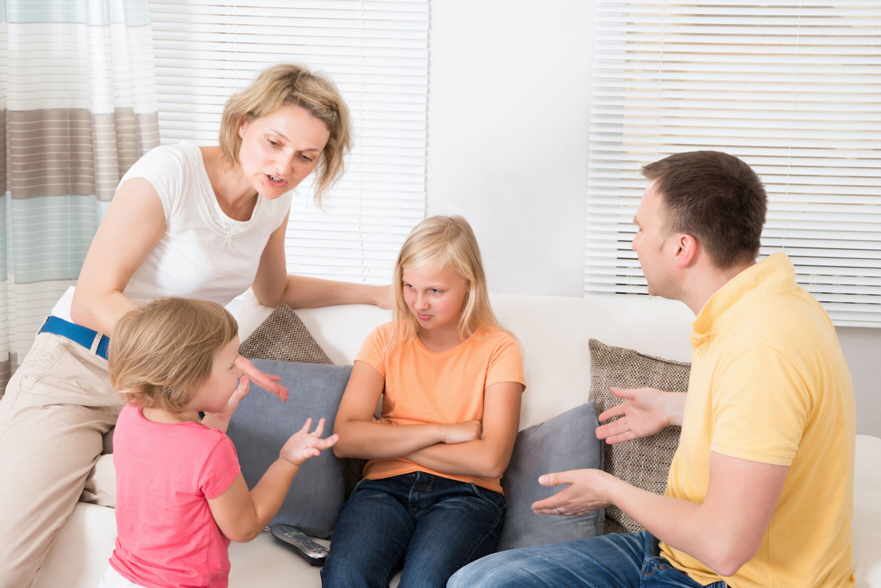 Try to stay flexible in family discussions.